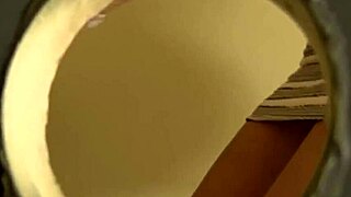 Sexy brunette gracie glam sucks off big cock through a glory hole