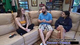 Dr Tampa Performs Mira Monroe's First Gyno Exam Ever!