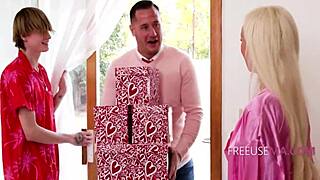 freeuse neighbor teams up with step son