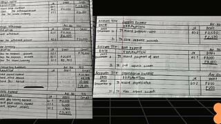 pinay college student teaches accounting cycle to a group of amateurs