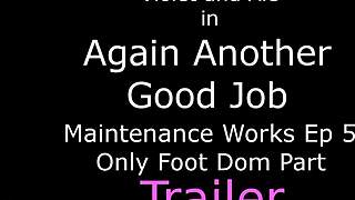 Another Good Job From Mature Woman Foot Domination