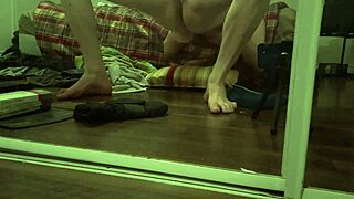 infamous1182 strokes his monster cock outdoors in public