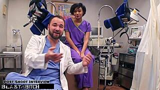 jackie banes teaches blowjob backstage with close-ups