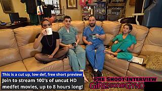 I’m obsessed with Channy Crossfire’s dental checkup vibe.