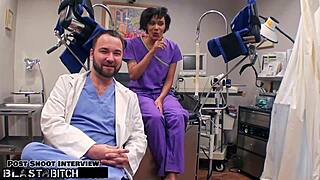 jackie banes teaches blowjob backstage with close-ups