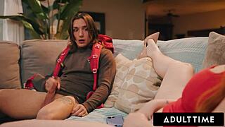 adult time - milf lauren phillips caught masturbating by horny teen 18+ neighbour they finish together