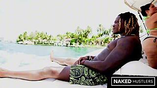 wild threesome on mega yacht in miami 😍