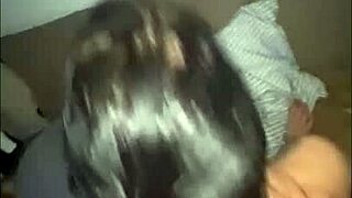 asian beauty in lingerie screams from big cock.