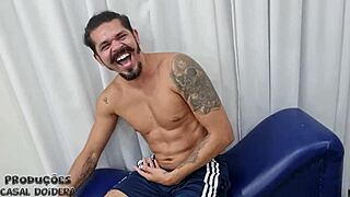 Behind the scenes with skinny brazilian babe karolzinha screaming during double pussy fucking in october 2022