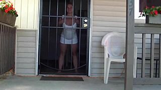 Observing Another Man's Wife In A Private Moment During A Social Gathering