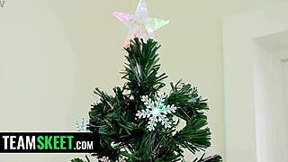 santa cums early this year in sloppy trailer