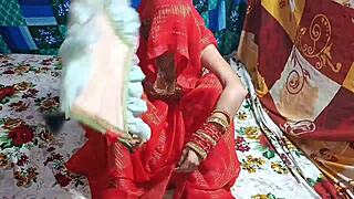 Indian Village Housewife Gets Fucked Hard by Stepbrother in Bedroom