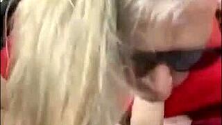 Mature milf sucks her best friend's big cock