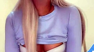 Wow, this rich transsexual with small tits jerks off intensely!