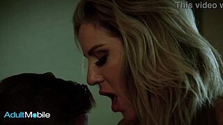 Busty MILF Kayla Paige seduces her stepdaughter's boyfriend Nathan Bronson with dirty talk, sucking, fucking, and cum.