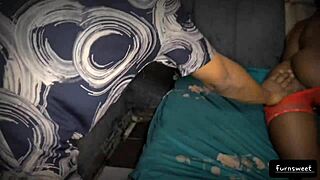 Stripper teases with ripped clothes and nice cock