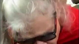 Mature milf sucks her best friend's big cock