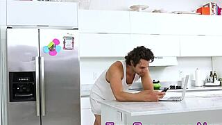 Blonde teen's cunt spills with creampie!