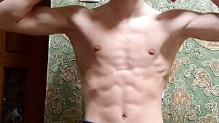 happy new year with skinny boy