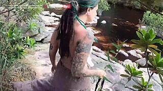fucking in public on chapada diamantina trail with german brunette teen