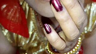 Indian Village Housewife Gets Fucked Hard by Stepbrother in Bedroom