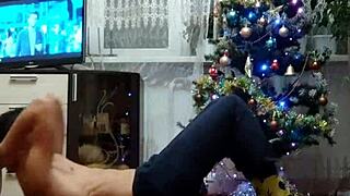 happy new year with skinny boy