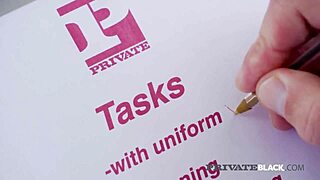 Ani Blackfox enjoys group session with black and white cocks in private