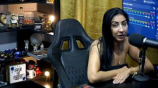 ruan checks if renatinha mello is without panties, lots of chemistry in this episode - podcast popum no barraco