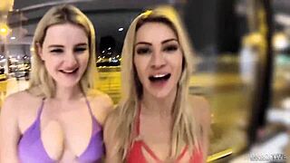 lost russian tourists amalia and sofi get rough doggystyle from porno dan