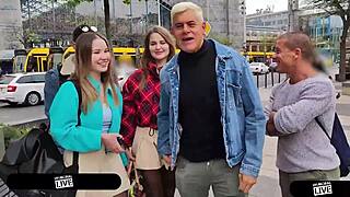 lost russian tourists amalia and sofi get rough doggystyle from porno dan