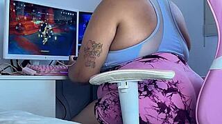 Bbws Embarrassing Farting Moment During Online Gaming!