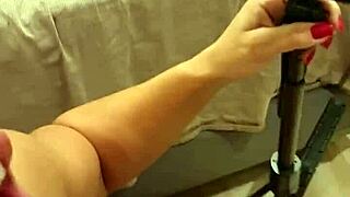 Kalena Mitrak - deixei um seguidor assitir eu dando o cuzinho e depois tomei gozada na boca