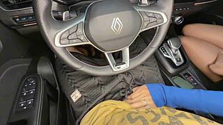 Did you fill this latina with cum in the car?