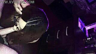 Latina and Ebony Amateurs in POV Scene