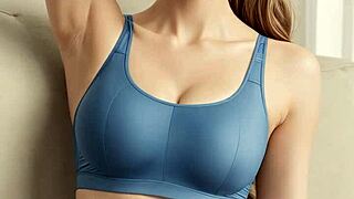 ai generated women's lingerie catalog with models in underwear