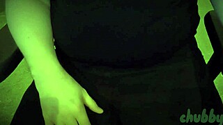 chubbykaot risks masturbation at the office