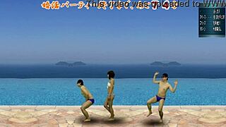 Asian Femdom Ball Kicking Game