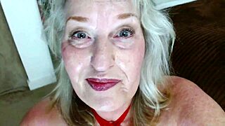 dawnskye1962 towers over you in red lingerie as a giantess