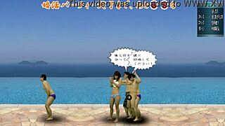 Asian Femdom Ball Kicking Game