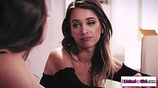 Abigail licks secretarys pussy