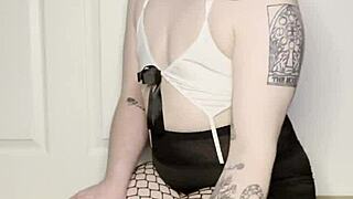 Ftm Crossdresser Bounces On Dick With Big Trans Ass