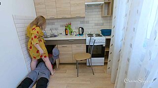 lucky plumber fixes the pipes