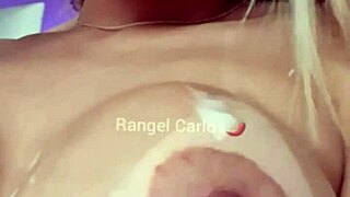 I Licked All The Cum He Cummed On My Brunette Tits