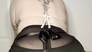 Ftm Crossdresser Bounces On Dick With Big Trans Ass