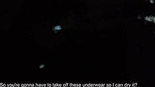 Couple Peeing And Having Sex In Public Behind The Church