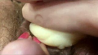 big clit throbs to intense orgasm in closeup view