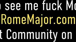 Intriguing scene with rome major and big booty babes.