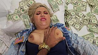 Beautiful whore trades ass and pussy for cash in hardcore sex!