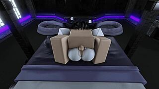 fucking my shy friend doggystyle until cum on her big tits face.