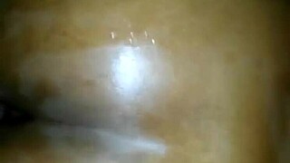 Black Woman Sits With Ass Intensely